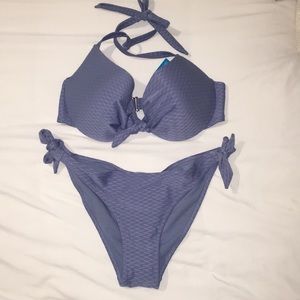 Blue Two Piece